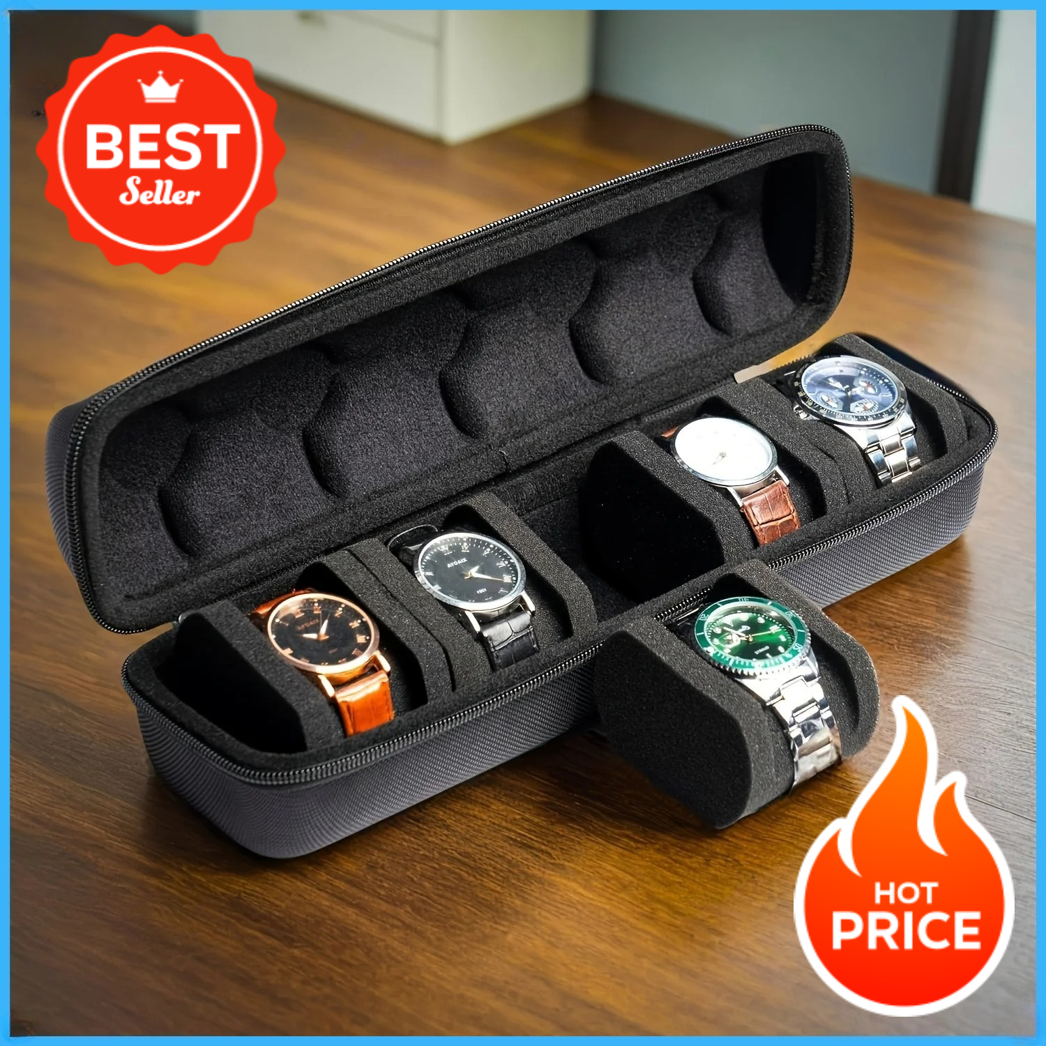 Smartwatch Id - 1pc 5-Slot Watch Case | Hard