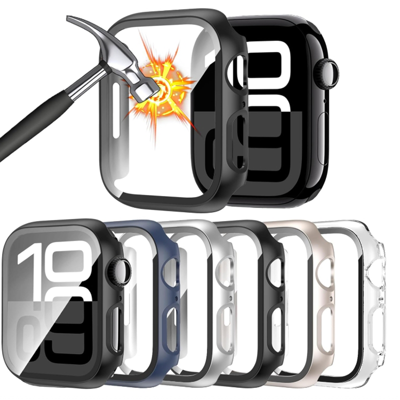 Tempered Glass+Case For Apple  – Smartwatch Band Accessories Bewertung und Preis