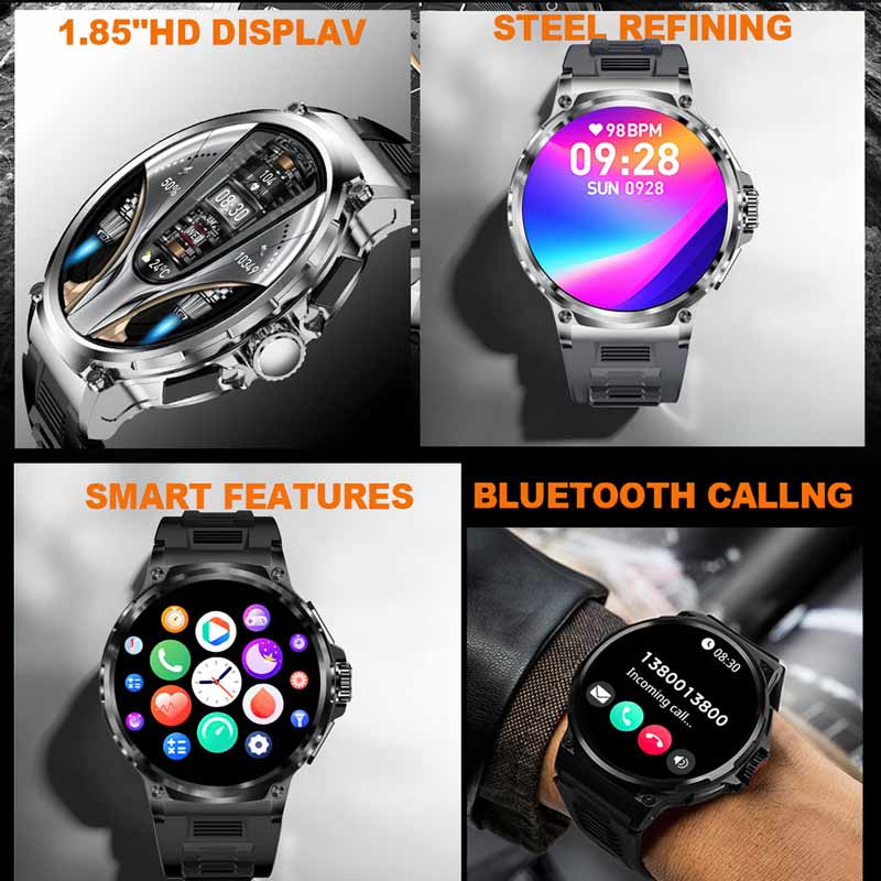NORTH EDGE 1.85' HD Display Sm – Smartwatch Faces Bewertung und Preis