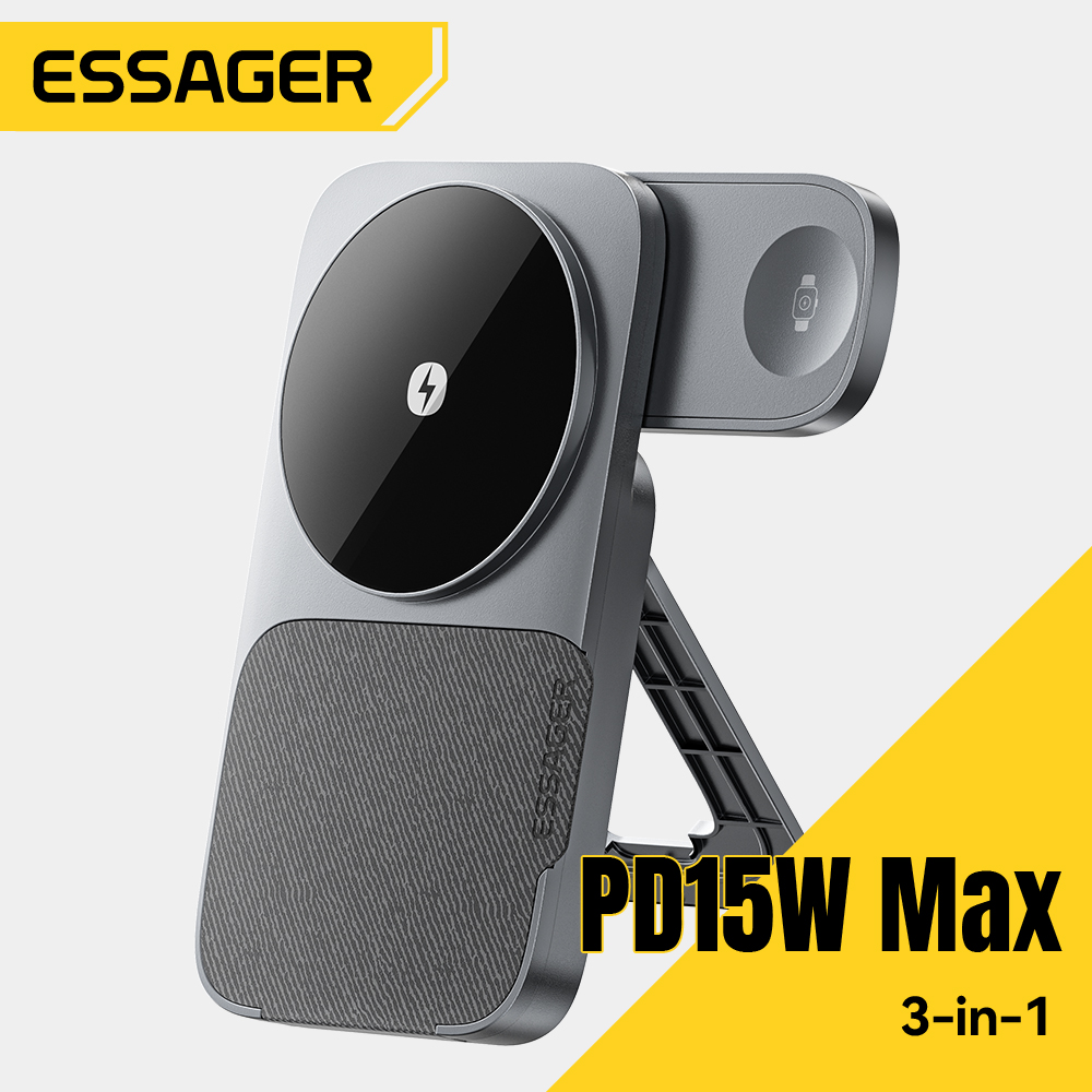 Essager 3-in-1 Portable Foldin – Wireless Charger Watch Bewertung und Preis