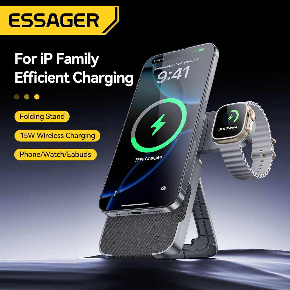 Essager 3-in-1 Portable Foldin – Wireless Charger Watch Bewertung und Preis