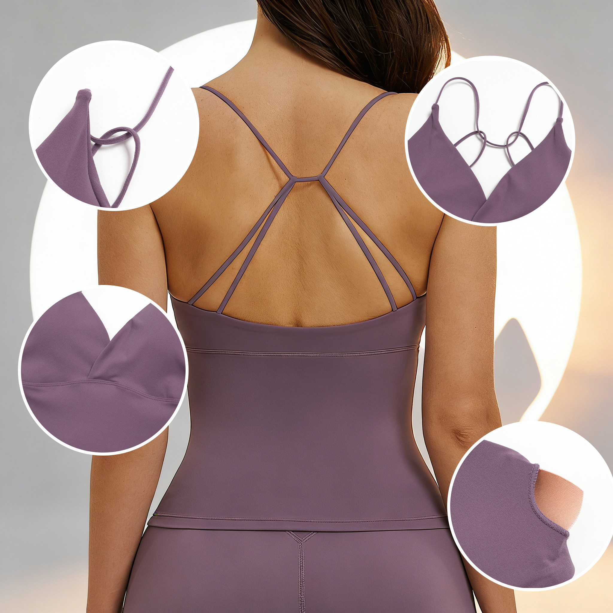 Yoga Tank Top with Pads Backle – Rugged Sport Strap Bewertung und Preis