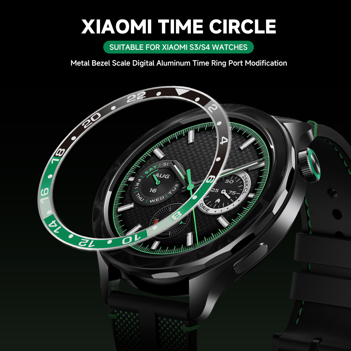 Steel Bezel Rings For Xiaomi W – Xiaomi Smartwatch Accessories Bewertung und Preis