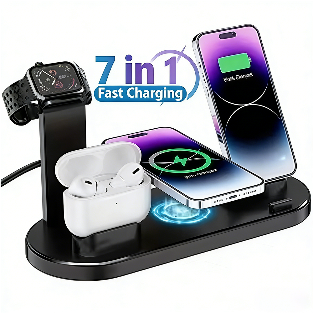 30W 7 in 1 Wireless Charger St – Wireless Charger Watch Bewertung und Preis