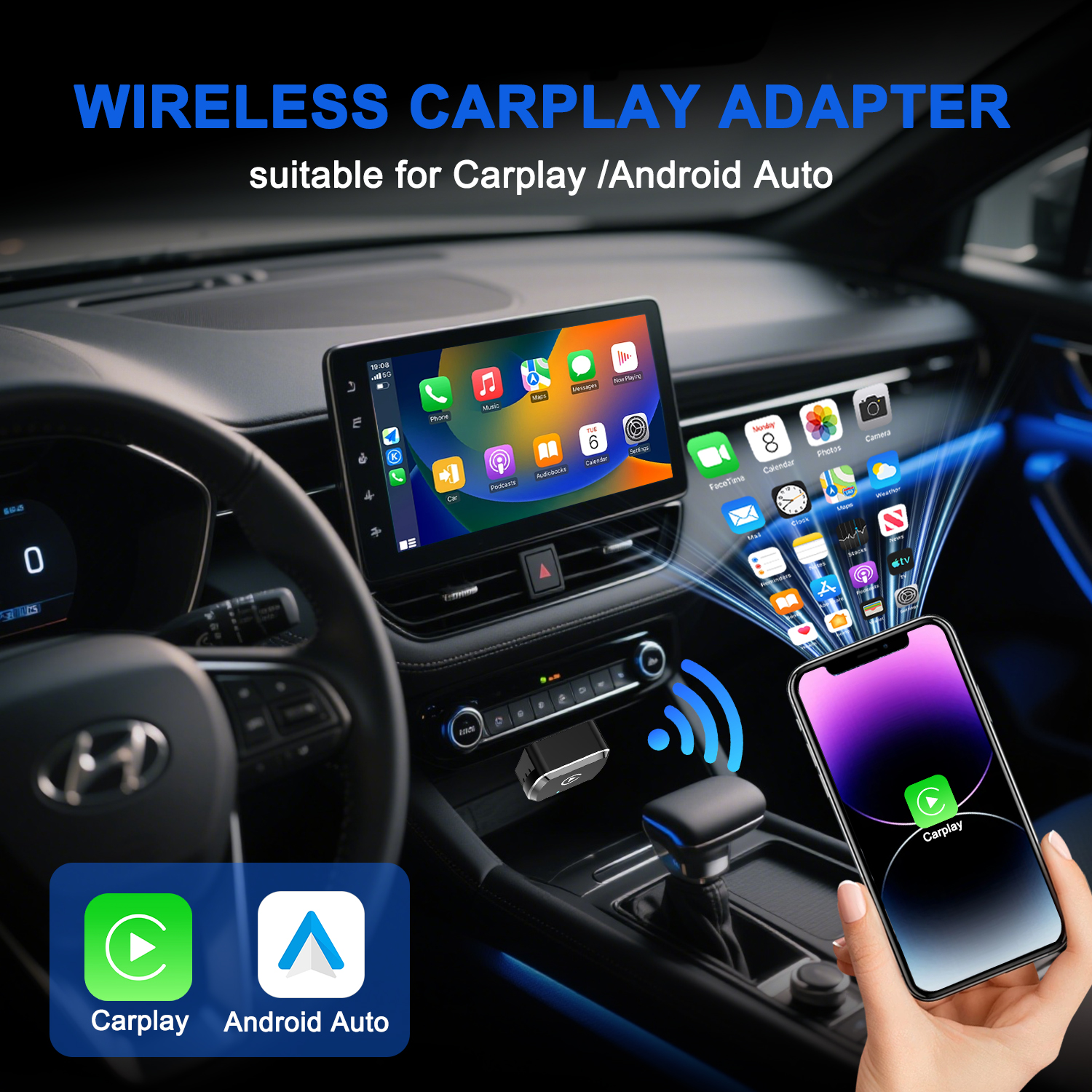 CarPlay Android Auto Wireless  – Smartwatch Universal Bewertung und Preis