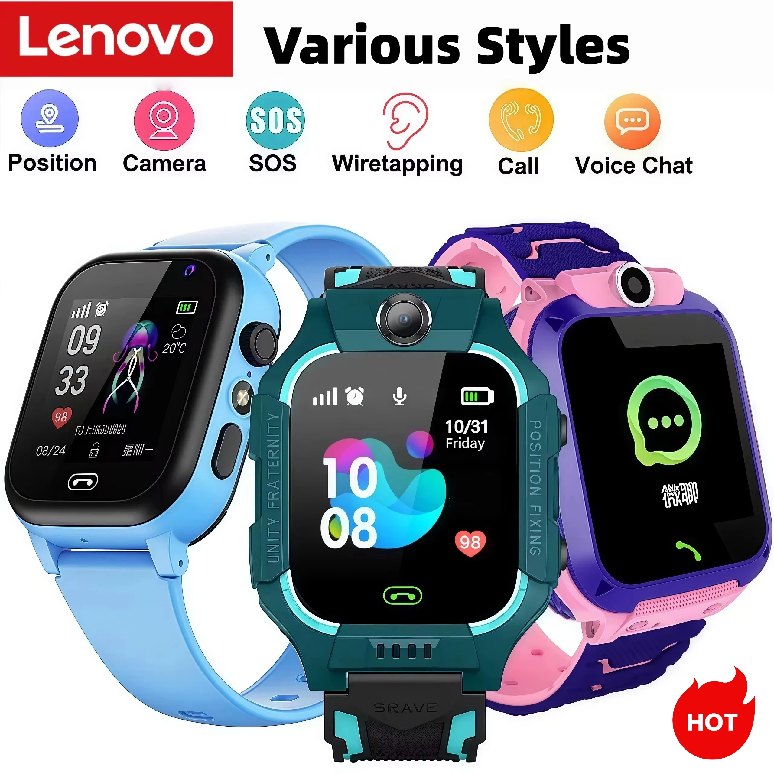 Lenovo Kids Smart Watch SOS GP – Smartwatch Id Bewertung und Preis