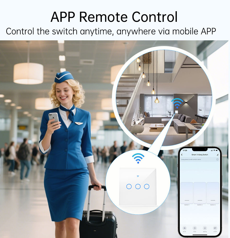 WiFi RF 433mhz Touch Wall Ligh – Smart Accessories Bewertung und Preis