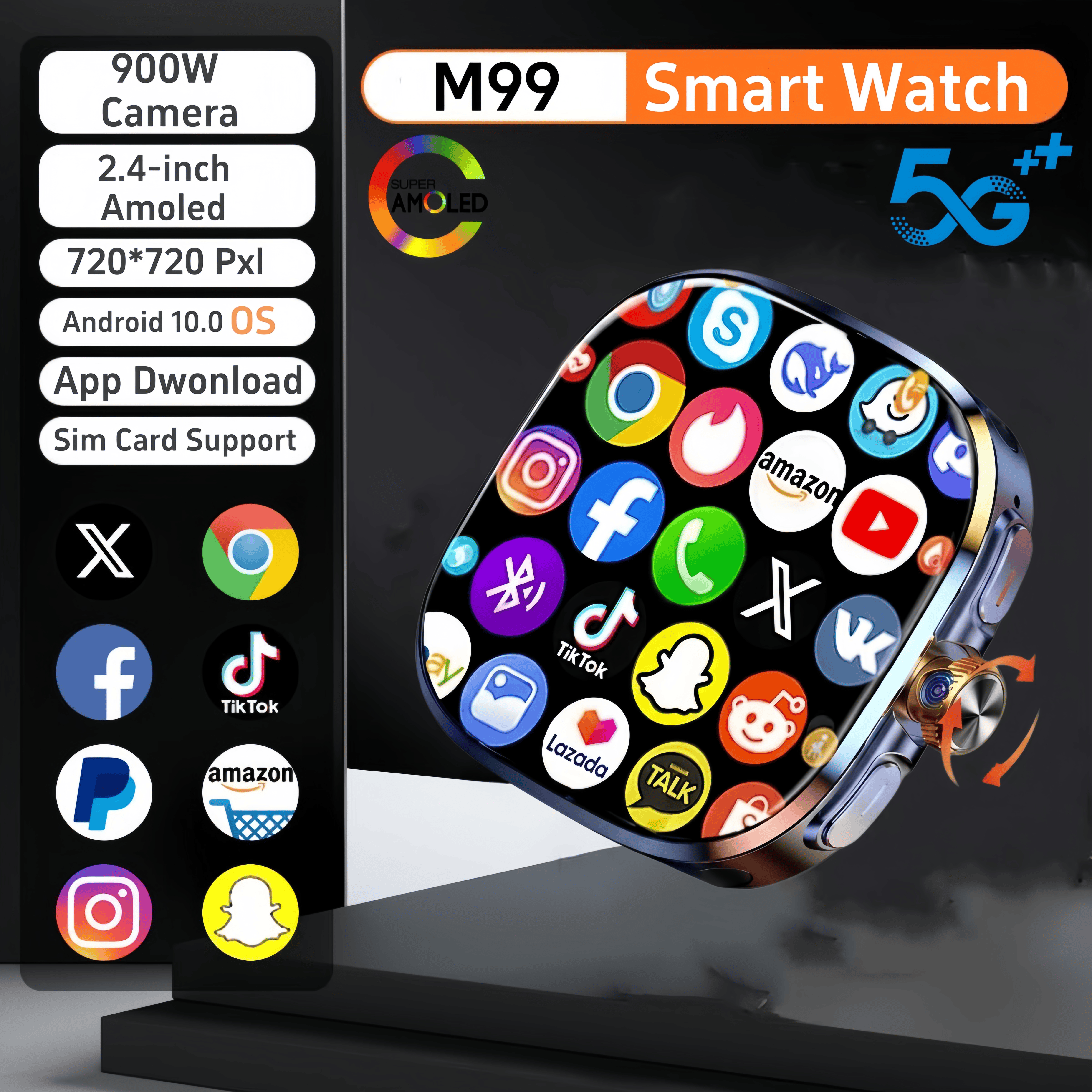 32GB+1024GB M99 Smart Watch 4G – Smartwatch Store Bewertung und Preis