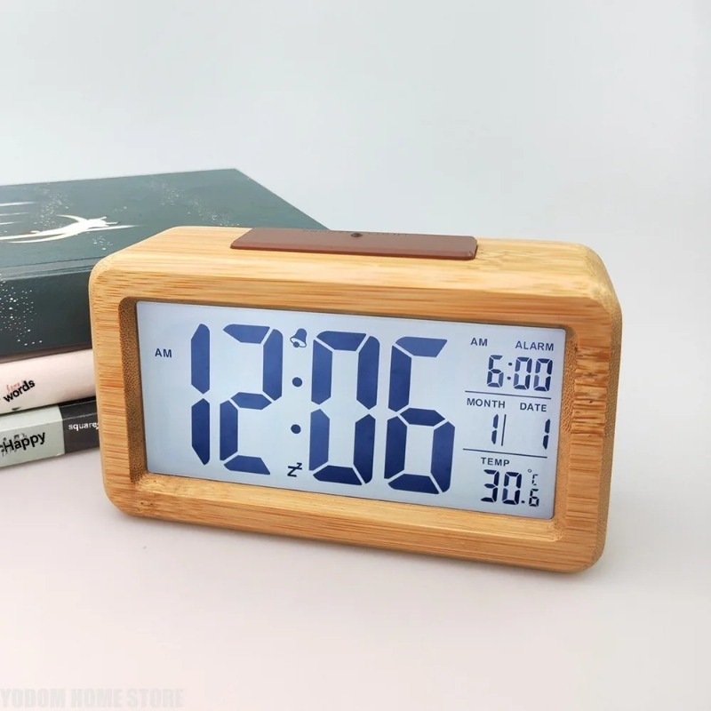 Wooden Large LED Digital Alarm – Smartwatch Faces Bewertung und Preis