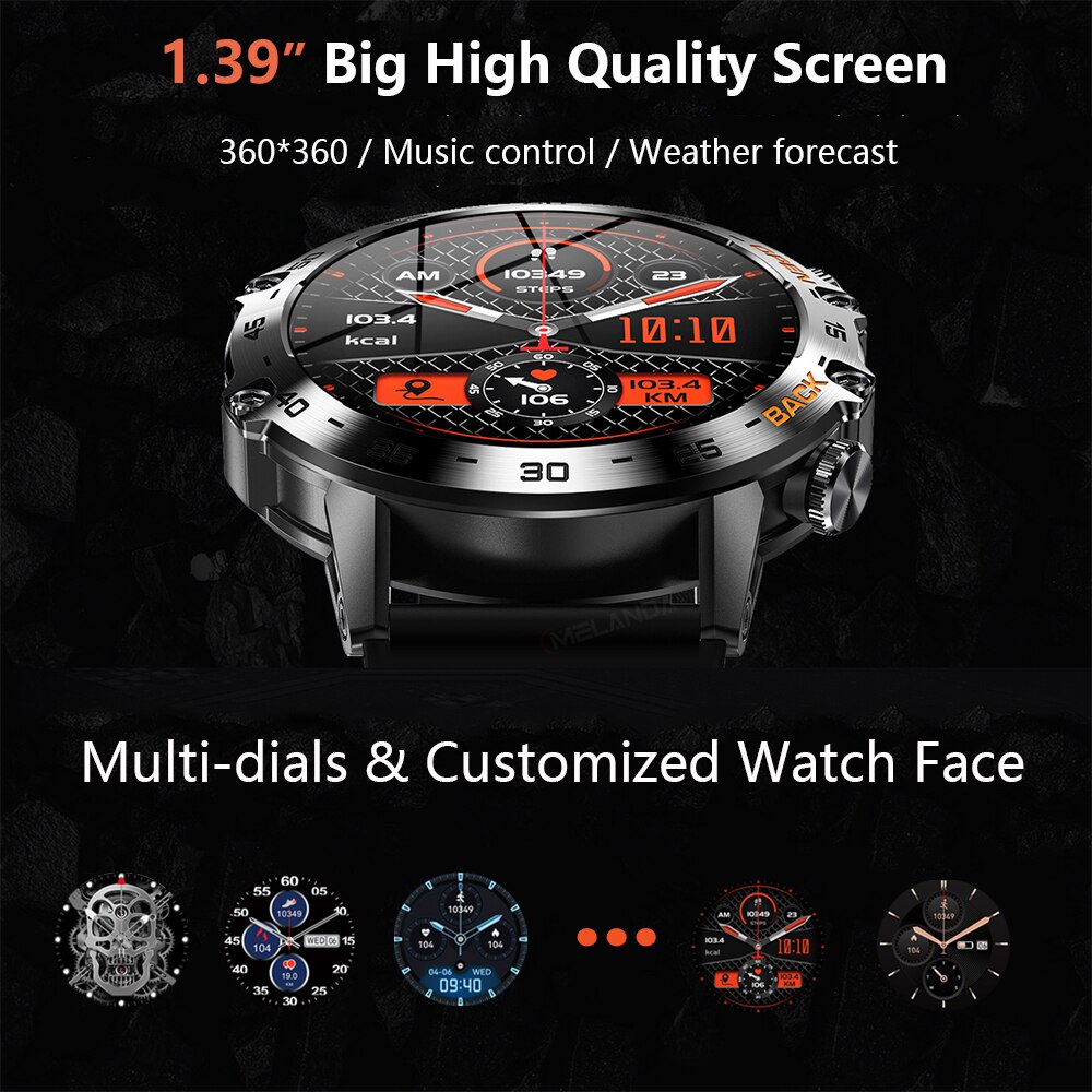 MEVADEN Steel 1.39 inch Men Lu – Smartwatch Faces Bewertung und Preis
