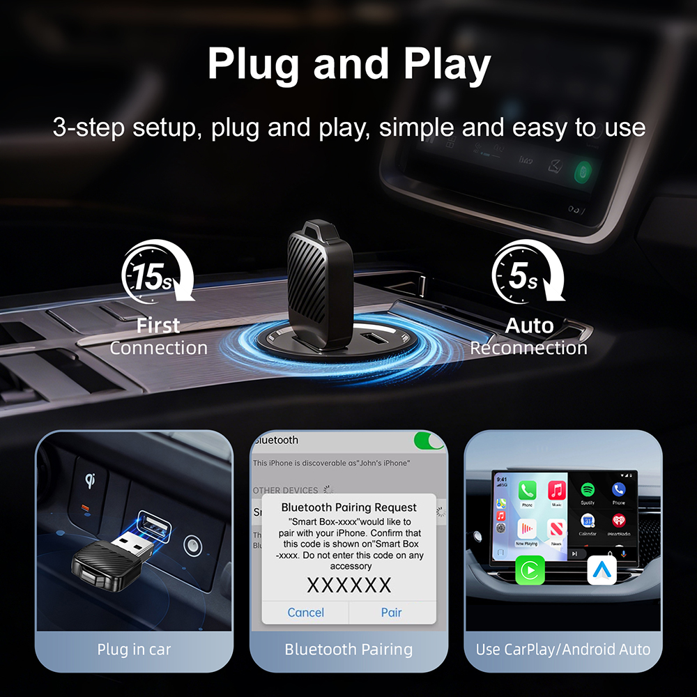 2026 Wireless CarPlay Adapter  – Smartwatch Universal Bewertung und Preis