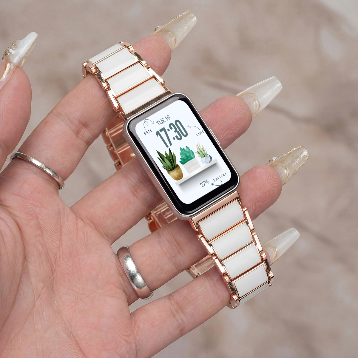 Metal Strap for Samsung Galaxy – Ceramic Link Bracelet Bewertung und Preis