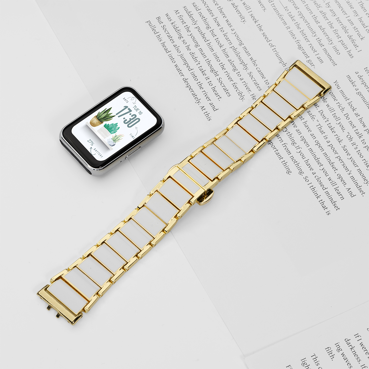 Metal Strap for Samsung Galaxy – Ceramic Link Bracelet Bewertung und Preis