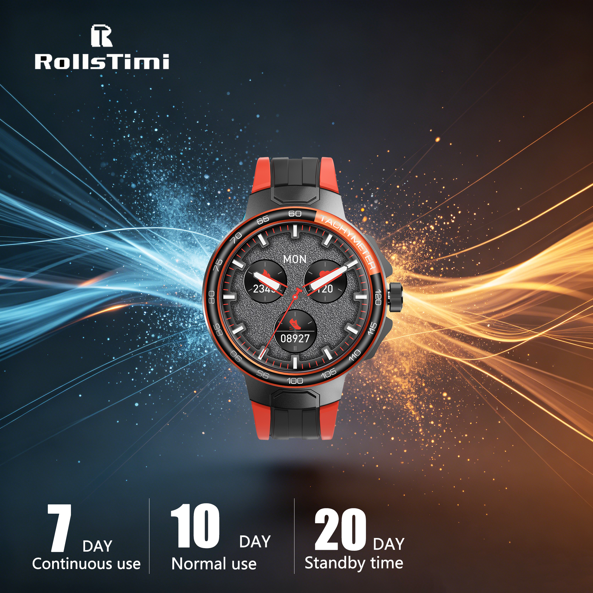 RollsTimi unisex fashion smart – Smartwatch Store Bewertung und Preis