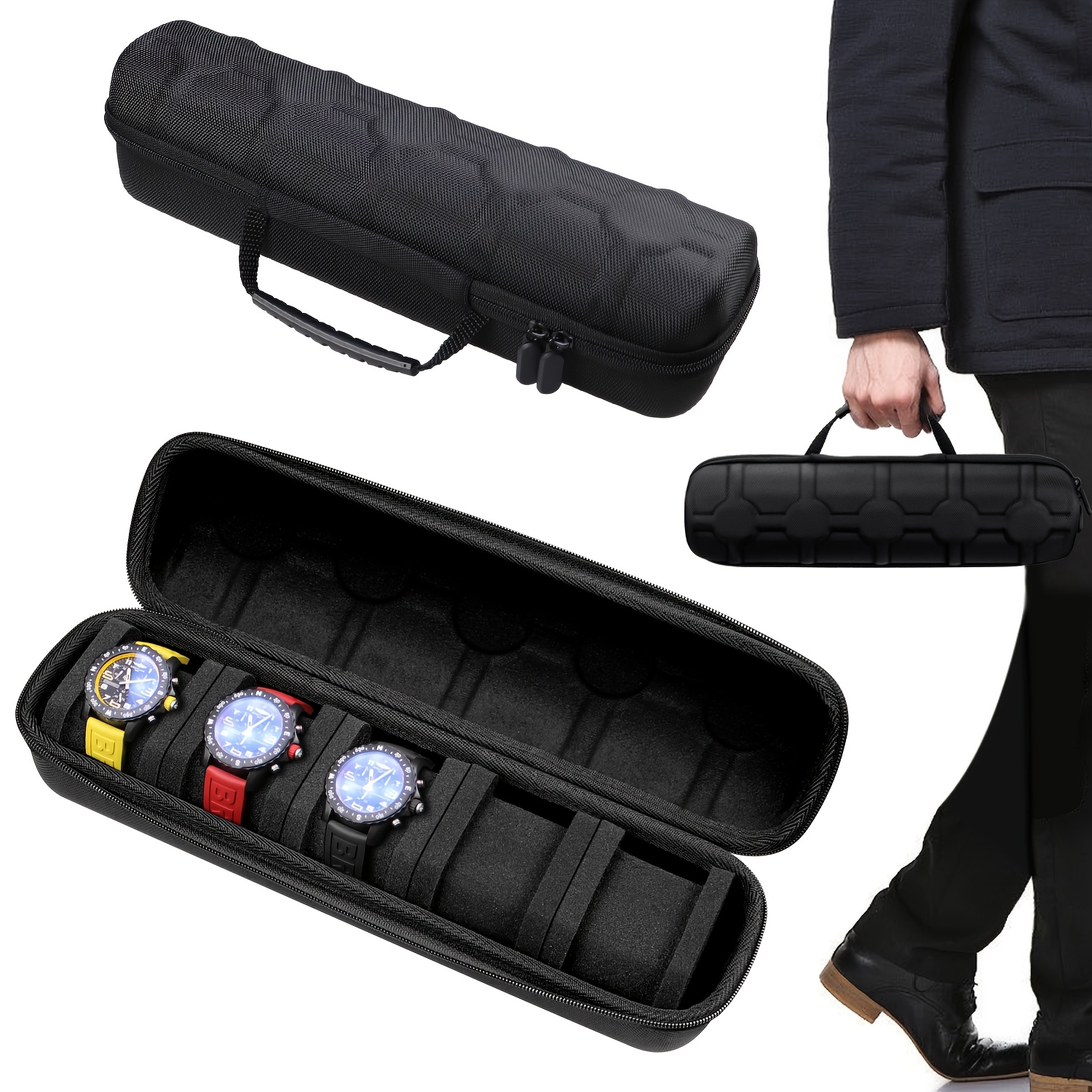 1pc 5-Slot Watch Case | Hard S – Smartwatch Id Bewertung und Preis