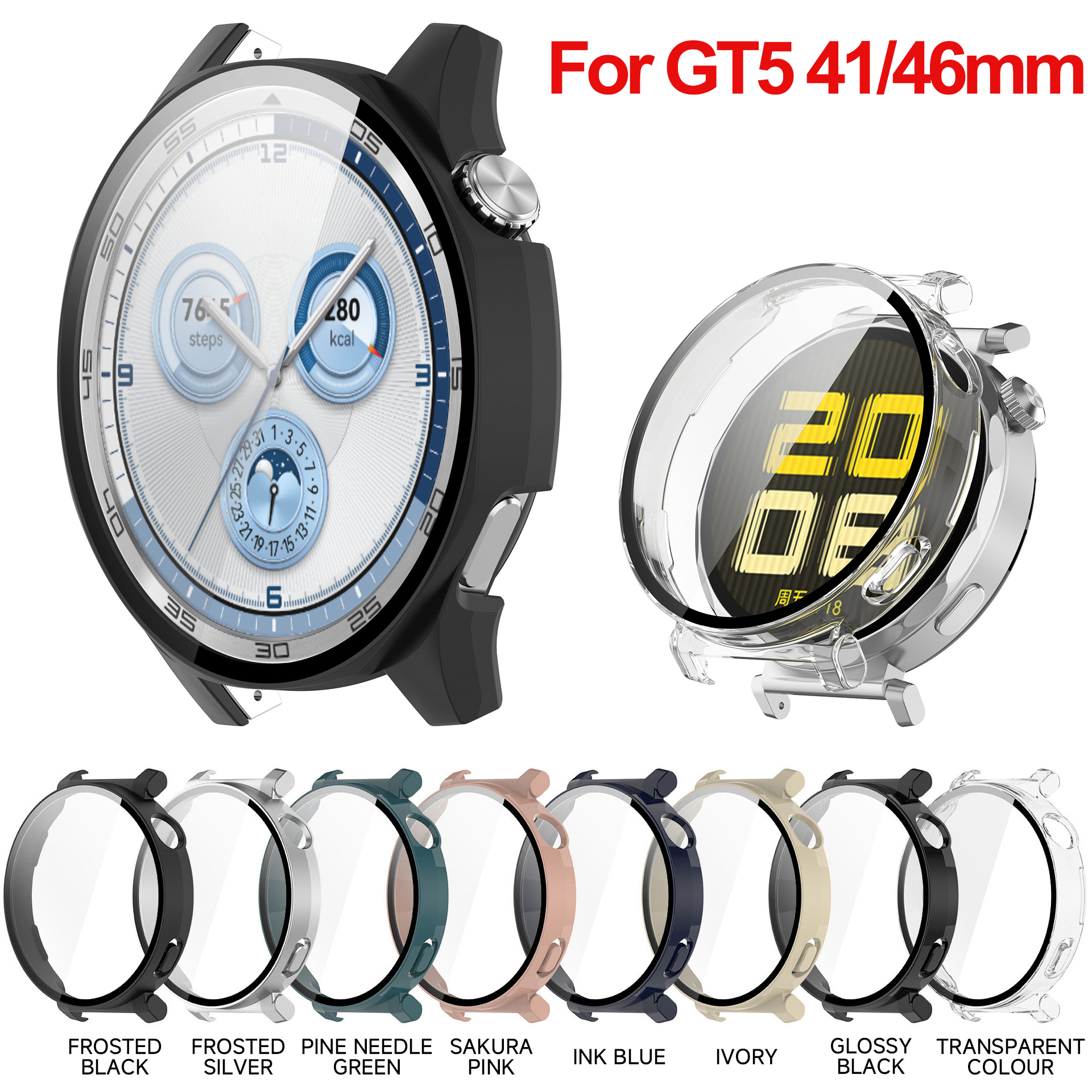 Tempered glass case For Huawei – Huawei Smartwatch Accessories Bewertung und Preis