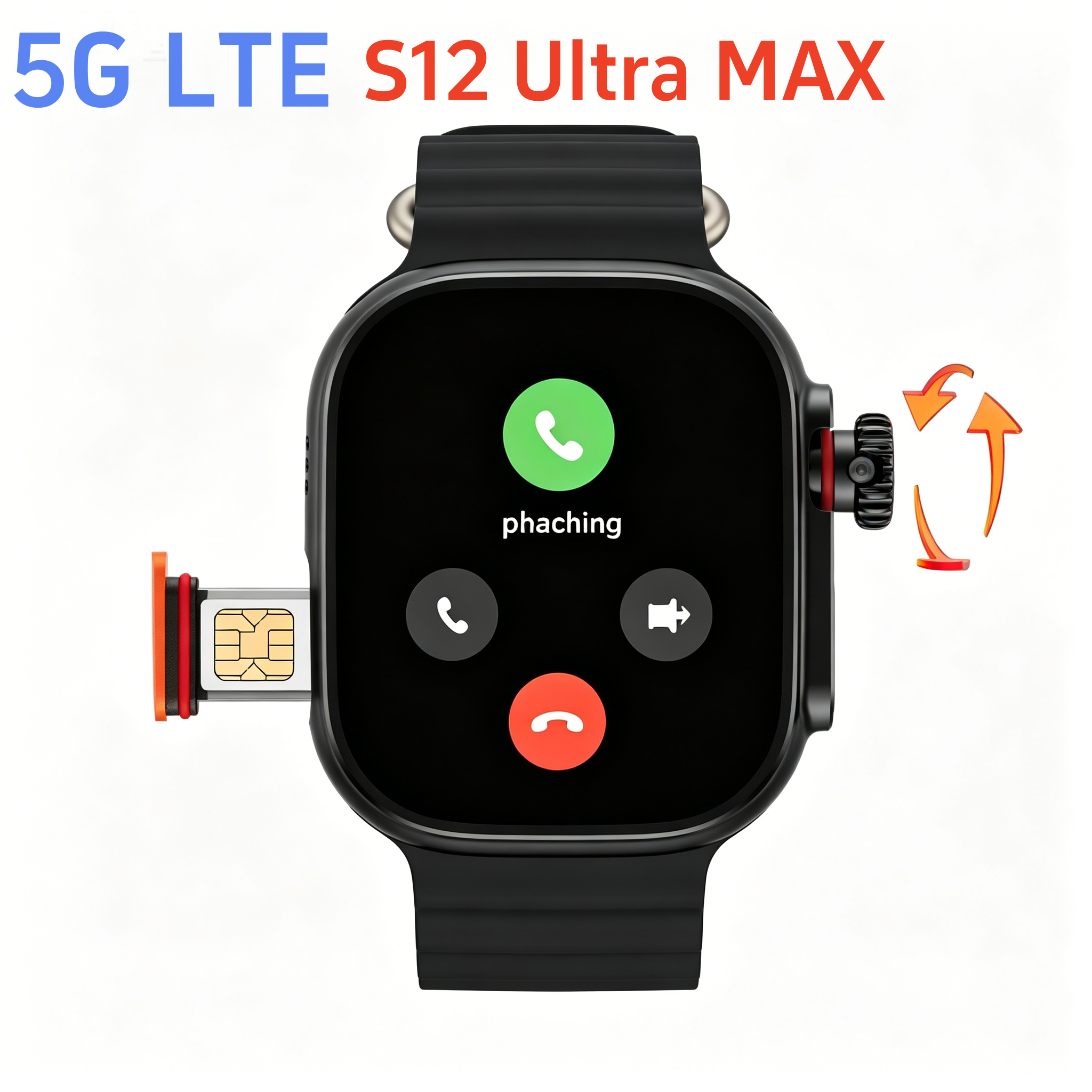 Newest S12 Ultra MAX 5G LTE 2. – Smartwatch Id Bewertung und Preis