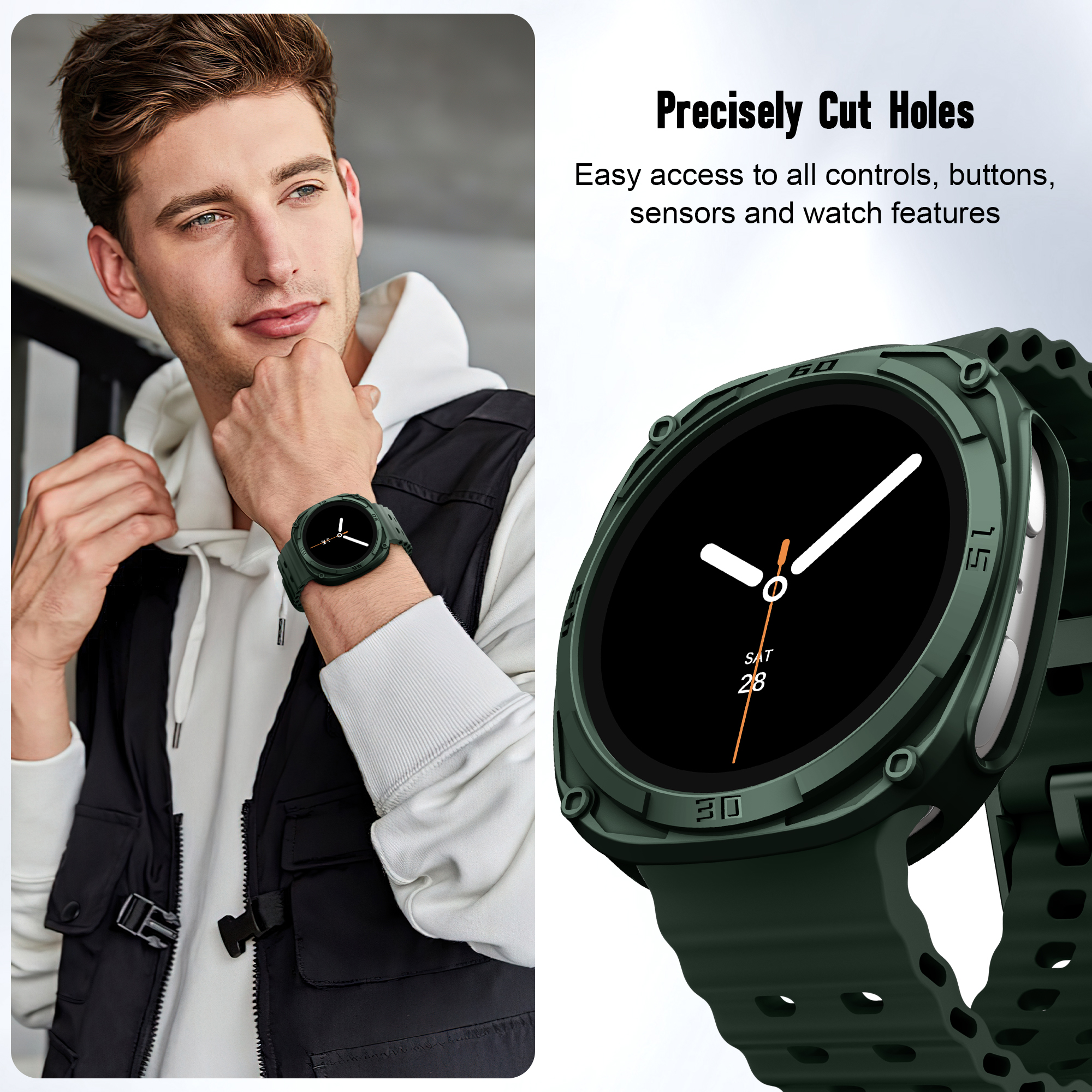 Rugged Bezel Case for Samsung  – Samsung Smartwatch Accessories Bewertung und Preis
