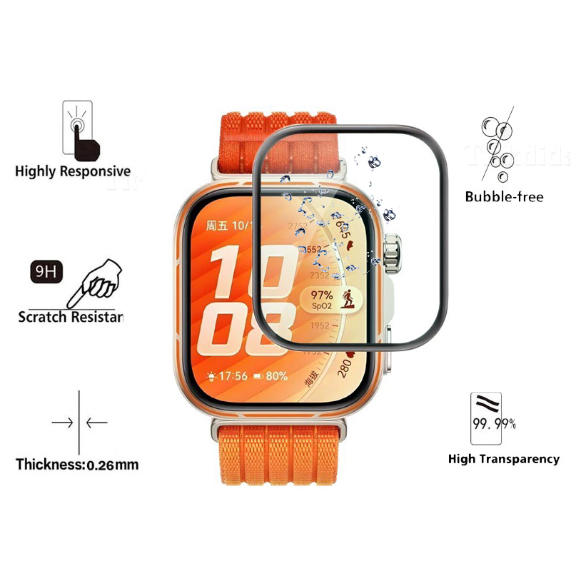 Soft Tempered Glass for Huawei – Huawei Smartwatch Accessories Bewertung und Preis