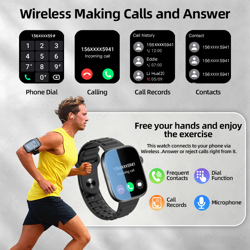 LIGE Smart Watch Man 1.83” HD  – Smartwatch Faces Bewertung und Preis